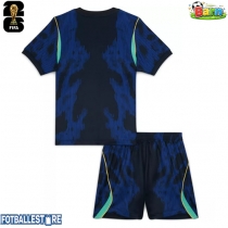 Brasil Bortedraktsett Barn VM 2026 Kortermet (+ Korte bukser)